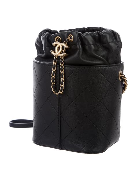 black chanel bucket bag|realreal Chanel bucket bag.